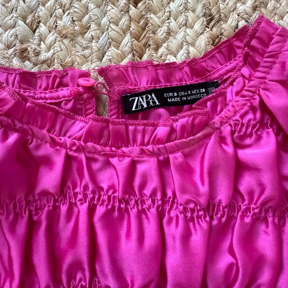 Zara Fuchsia Ruffle Tank - Picture 3 of 5
